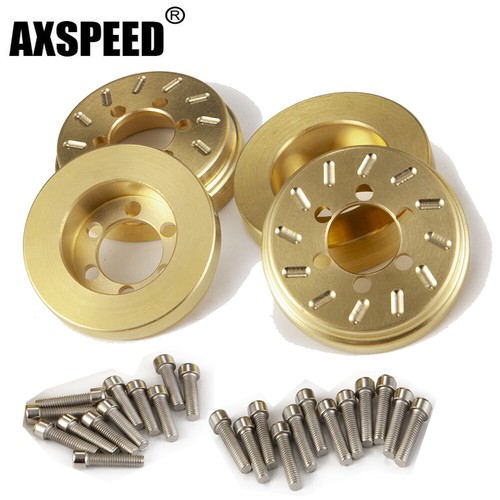 2 brass wheel - &, 2.2"
