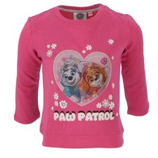 Paw Patrol Langarmshirt Sweatshirt mit Hologramm Mädchen 98/104 110/116 122/128