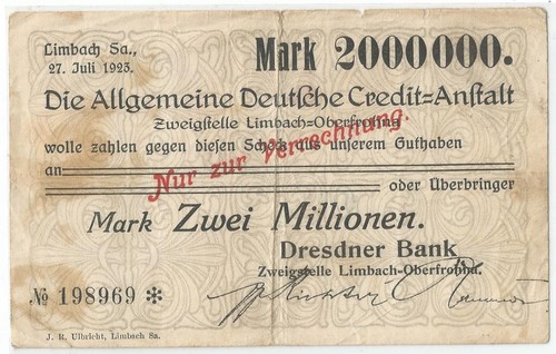 Notgeld sachsen - notgeld,,