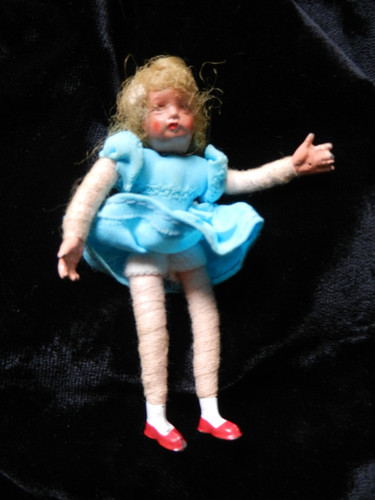Caco mädchen blaues kleid - mädchen,,