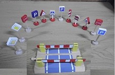 Holzspielzeug - Verkehrszeichen, Schranke