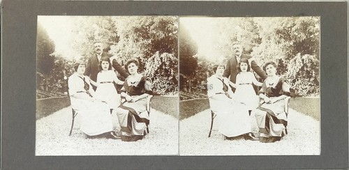 Familie garten foto mode - familie,