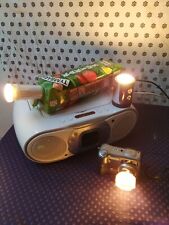 Upcycling Radio Lampe+Abfelsaft (Ohne die Kamera auf den Fotos) E14