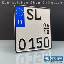 1 Motorrad Kennzeichen 180x200