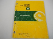 John Deere 8100 8200 8300 8400 Betriebsanleitung 1994