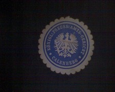 Siegelmarke Königl. Preuss. Amts - Gericht  Calenberg  