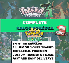 Complete Legends ZA Pokedex +