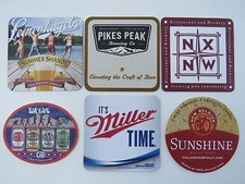 6 Bier Untersetzer