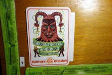 Alter Aufkleber Karneval NARRENTREFFEN Stadt HORNBERG 1984 KURMARK