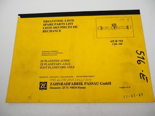 Orig 755 planetenachse - zf,
