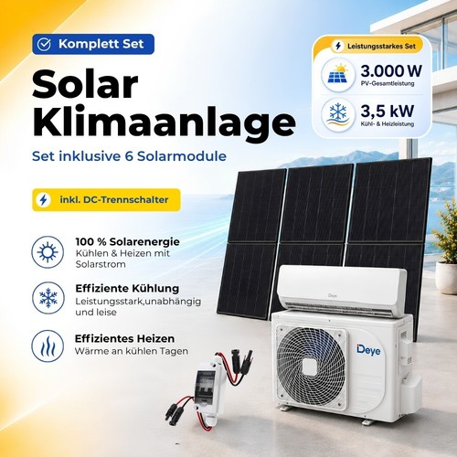 Solarklimaanlage deye hybrid - solarklimaanlage,