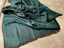 Kaschmir-Schal Grün Elegant Zart Damen , Neu, Geschenk Weihnachten