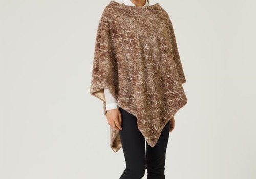 Poncho braun einheitsgröße - poncho,