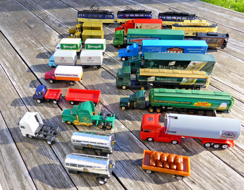 Bier werbetrucks konvolut ohne - bier-werbetrucks,