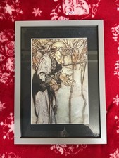 VINTAGE GERAHMT HINTER GLAS