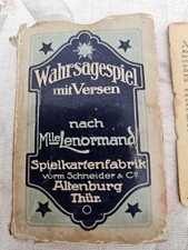 Wahrsagespiel mit Versen ca