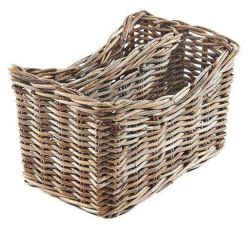 Zeitungsständer aus rattan - rattan,