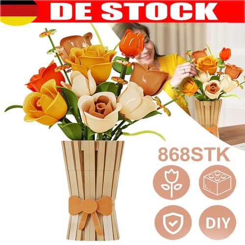 868 stk rosenstrauß bausatz - 868,