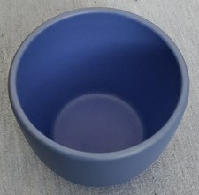 Umtopf, Blumentopf, Keramik, blau, Pflanze, Deko, Garten, Terrasse, Fensterbank