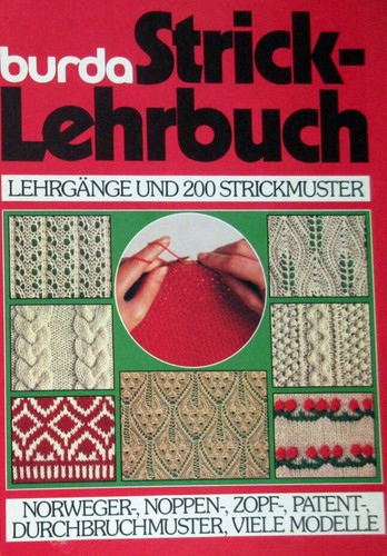 Burda strick lehrbuch - burda, strick-lehrbuch