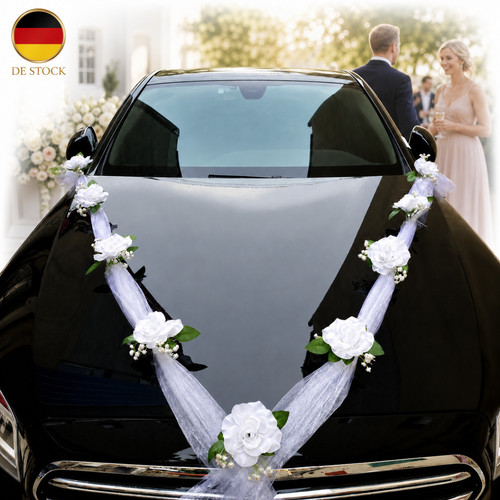 Hochzeit blumen autoschmuck - 9,