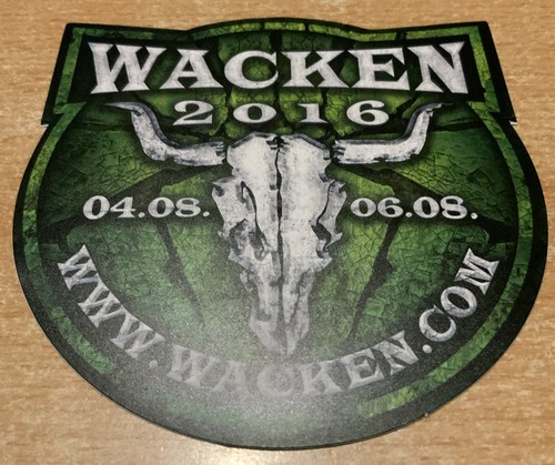 Wacken open air 2016 sticker - wacken,