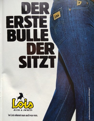 Lois jeans originale - lois, werbung