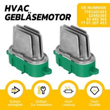 2x Heizung Gebläse Widerstand