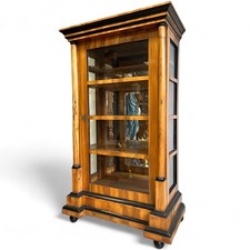 Vitrine Biedermeier Vitrine selten antik 3 seitig verglast um 1840 Smarte Grösse