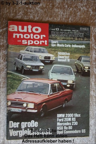 Ams auto motor - auto, 13/68