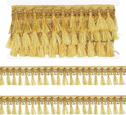 Yard gold fransen - 6,