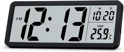 Digitale wanduhr - digitale,