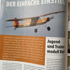 Bauplan für elektroflugzeug - bauplan,