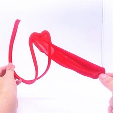 Verführerische schwarze Herren C String Tangas Slip transparent Netz Ausbuchtun