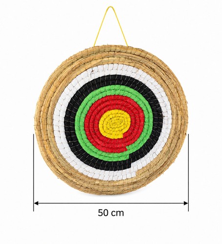 Zielscheibe aus stroh 50cm - aus,