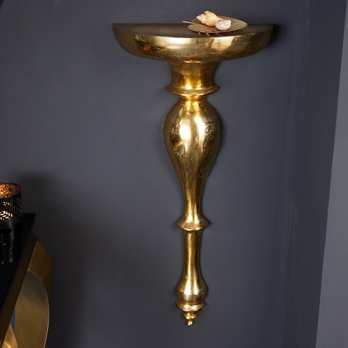 Barock wandkonsole scala - wandkonsole, gold
