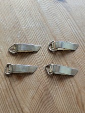 Pelzhaken-Clips Verschluss für Pelzjacken Mäntel  - 4 Stück -