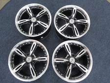 4 Alufelgen Elia Black Star 9 x 18 ET 35 für Nissan und Renault