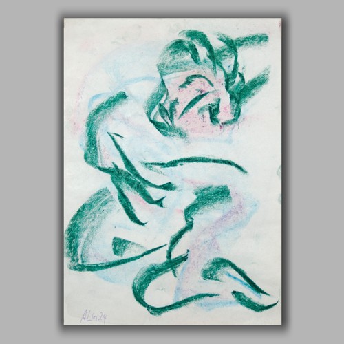 Pastell kreide grafik - pastell,