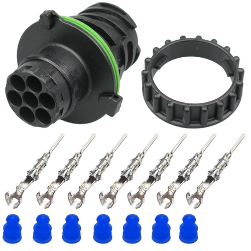 Rundstecker set stift polig - stift,