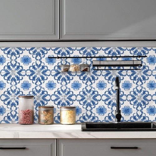 Retro blumen matt wand - retro,