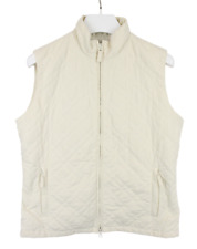 Sergio Tacchini Weste Herren Groß Leicht Gesteppt Hoher Kragen Zwei Weg Zip