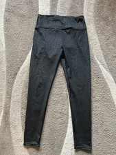 Leggings schwarz Leoprint