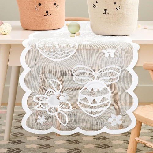 Spitze tischdecke ostern 183 - tischdecke,