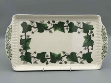 Wedgwood Napoleon Efeu grüner Rand - 14,5/8" großes Sandwich Tablett