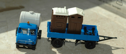 Brekina 39105 unimog 411 tank - 39105,