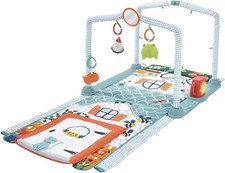 Fisher-Price Cozy Cottage Gym Baby Neugeborene Aktivität Matte Krabbeln und Spielen