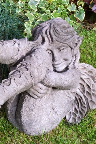 Gartenfigur faith elfe - gartenfigur,