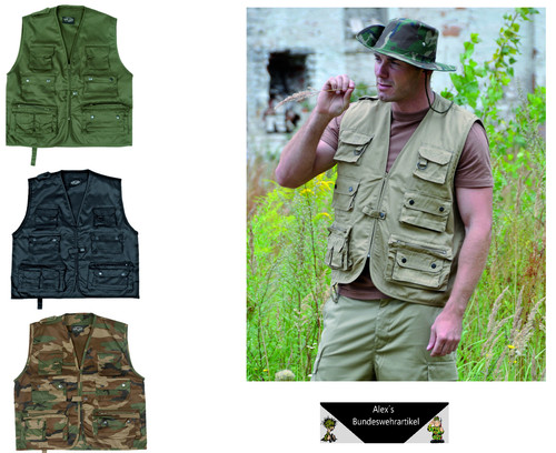 Militär jagd und anglerweste - und,