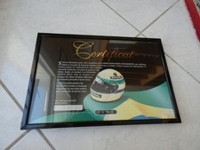 Rahmen Zertifikat Ayrton Senna